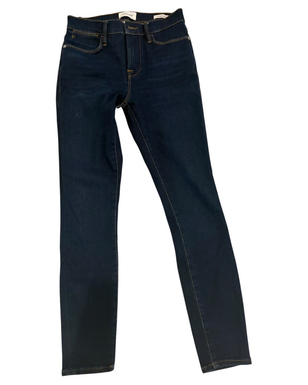 FRAME Le High Skinny Jeans Size 26 Dark Wash High Rise Stretch Denim NWOT 28”